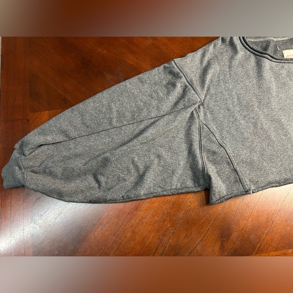 FP Movement by Free People gray  Crop Sweater - Picture 8 of 9